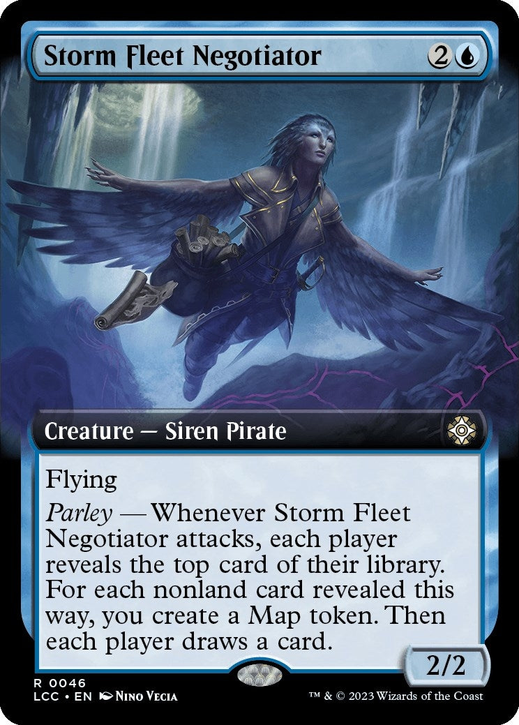 Storm Fleet Negotiator (Extended Art) (46) [LCC] - MTG Single