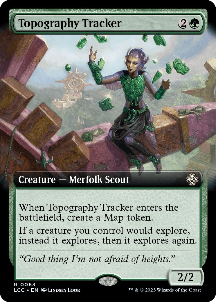 Topography Tracker (Extended Art) (63) [LCC] - MTG Single