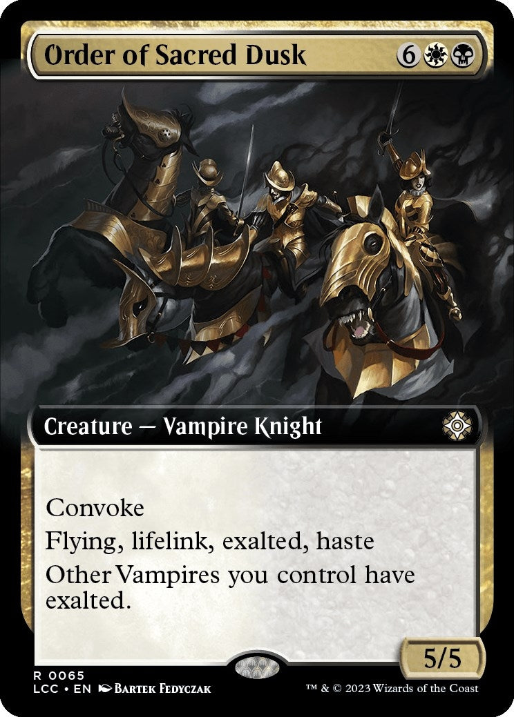 Order of Sacred Dusk (Extended Art) (65) [LCC] - MTG Single