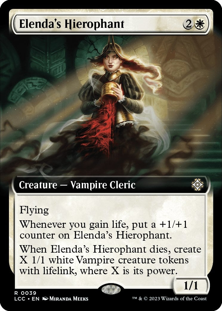 Elenda’s Hierophant (Extended Art) (39) [LCC] - MTG Single