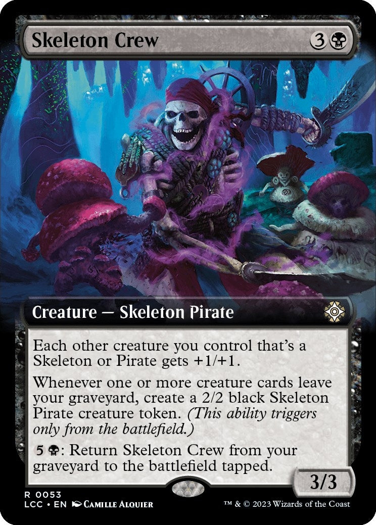 Skeleton Crew (Extended Art) (53) [LCC] - MTG Single