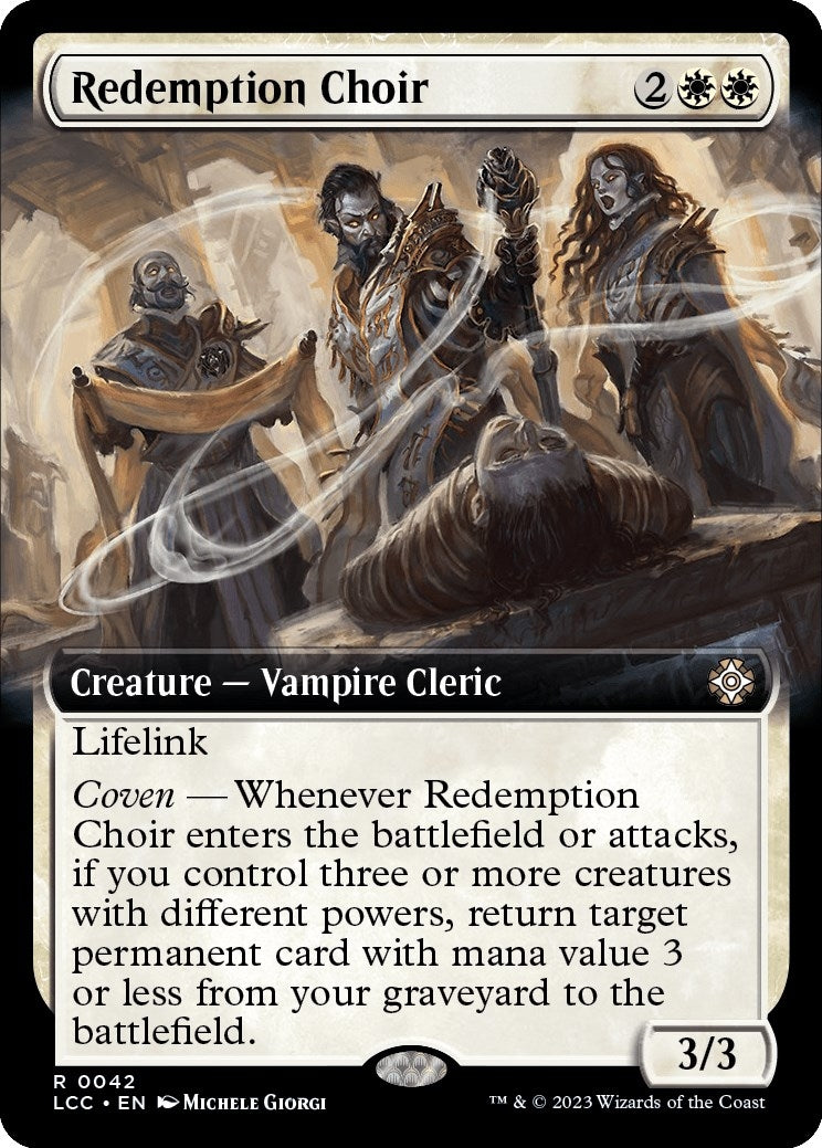 Redemption Choir (Extended Art) (42) [LCC] - MTG Single