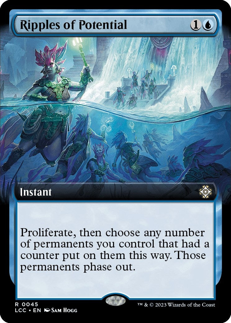 Ripples of Potential (Extended Art) (45) [LCC] - MTG Single