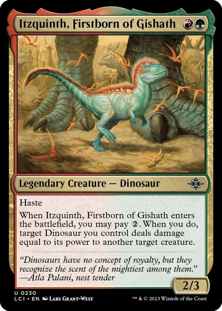 Itzquinth Firstborn of Gishath (230) [LCI] - MTG Single