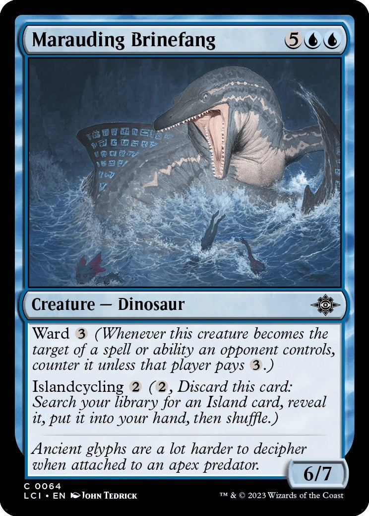 Marauding Brinefang (64) [LCI] - MTG Single