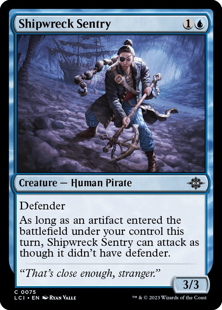 Shipwreck Sentry (75) [LCI] - MTG Single