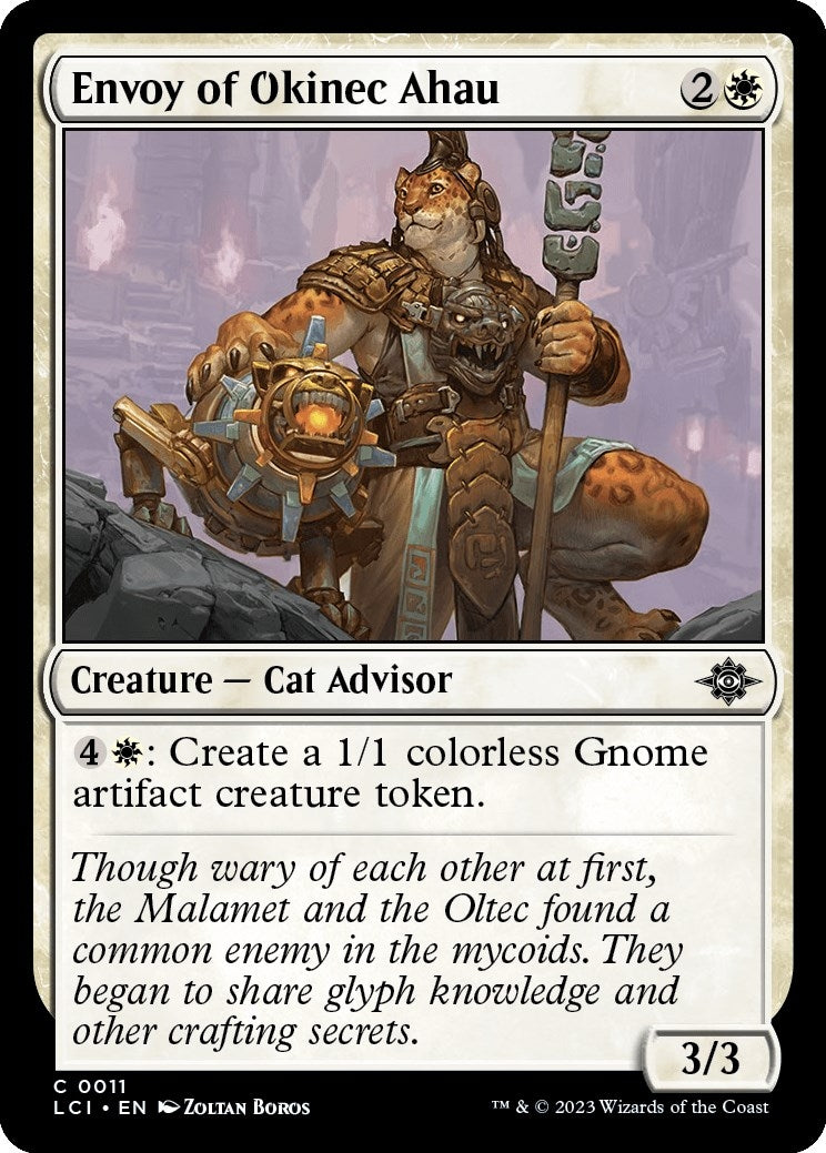 Envoy of Okinec Ahau (11) [LCI] - MTG Single