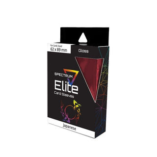 Image for BCW Elite2 Deck Guards - Glossy Small - 60ct. Box (Red) - Card Sleeves