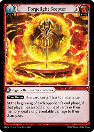 Image for Forgelight Scepter (032) (Alchemical Revolution) - Grand Archive TCG