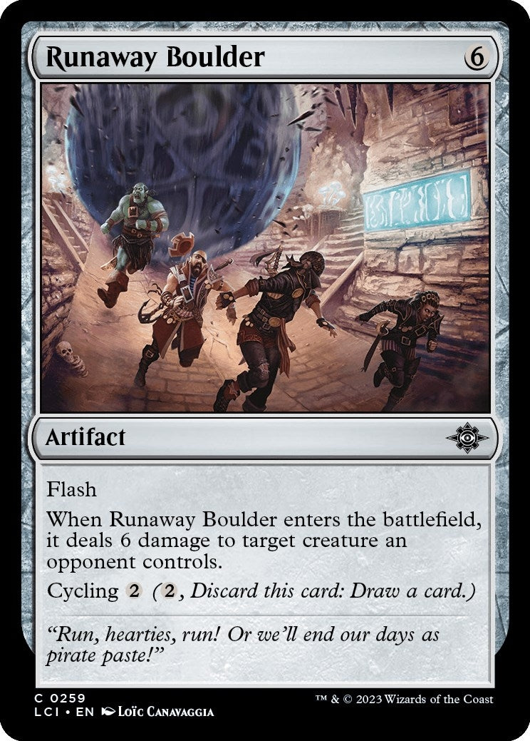 Runaway Boulder (259) [LCI] - MTG Single