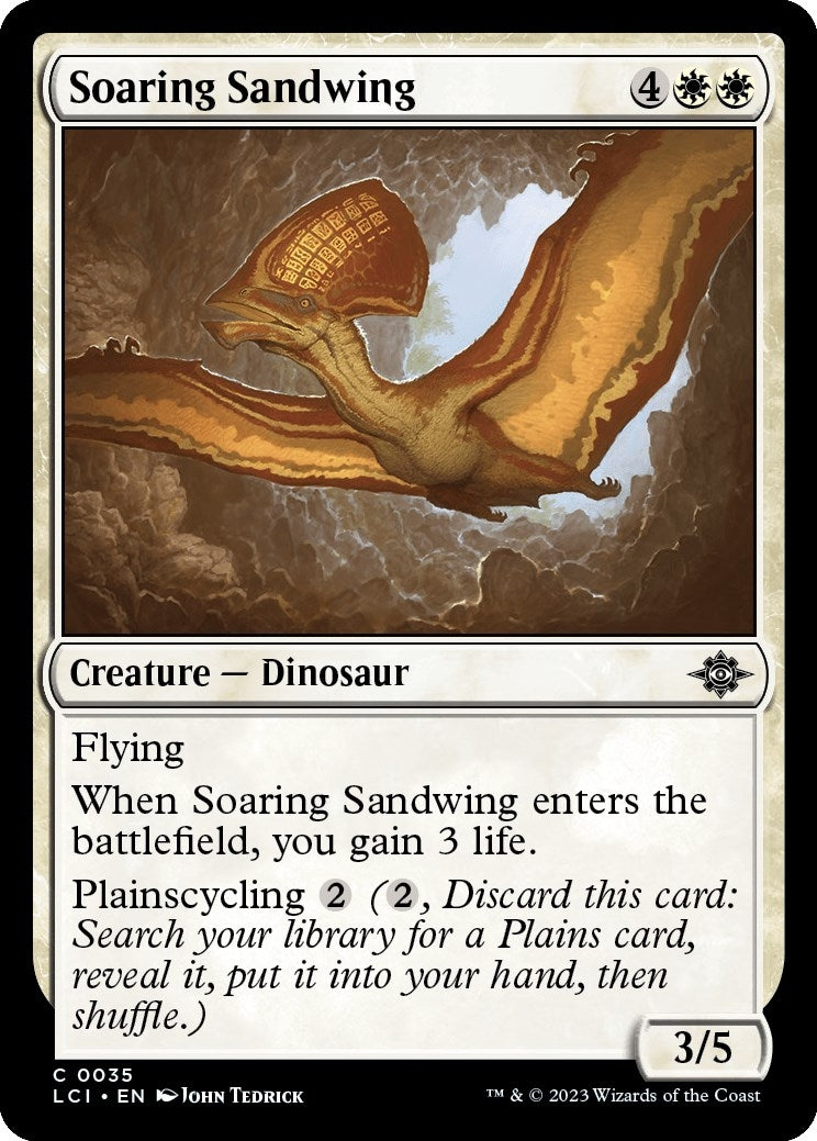 Soaring Sandwing (35) [LCI] - MTG Single