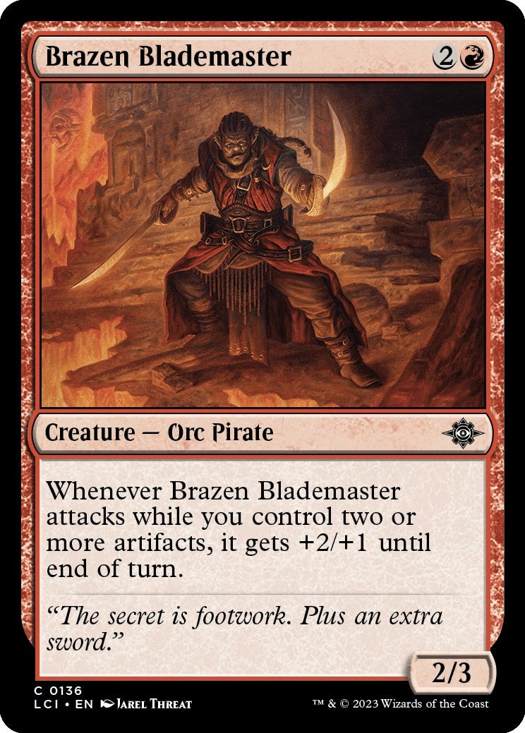 Brazen Blademaster (136) [LCI] - MTG Single