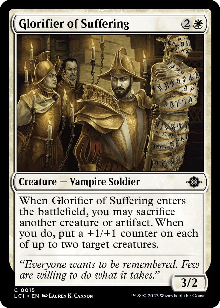 Glorifier of Suffering (15) [LCI] - MTG Single