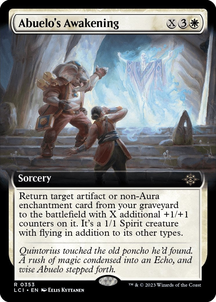 Abuelo’s Awakening (Extended Art) (353) [LCI] - MTG Single