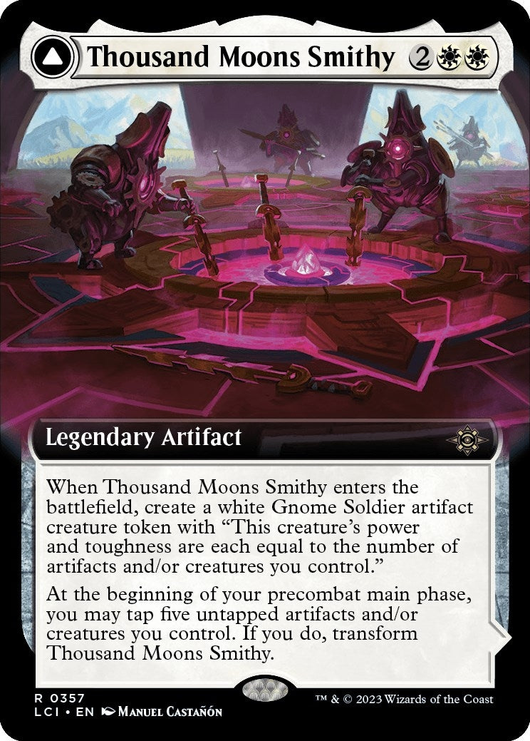 Thousand Moons Smithy (Extended Art) (357) [LCI] - MTG Single