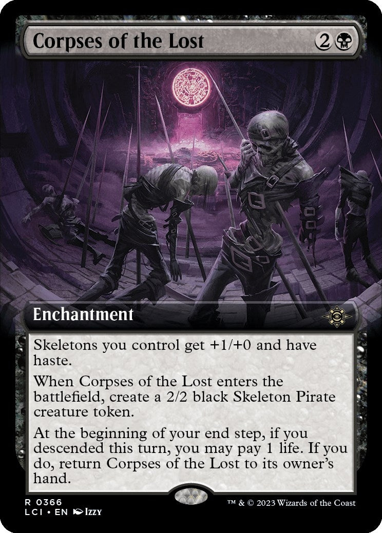 Corpses of the Lost (Extended Art) (366) [LCI] - MTG Single