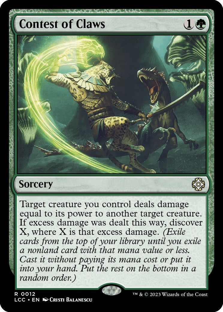 Contest of Claws (12) [LCC] - MTG Single