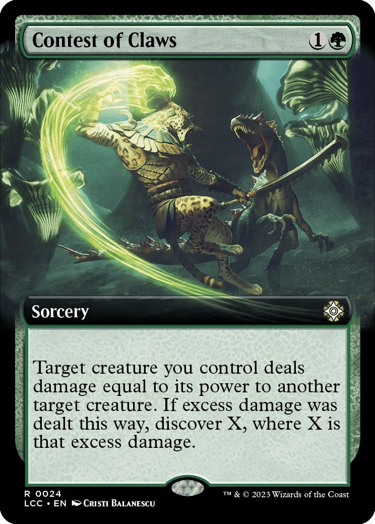 Contest of Claws (Extended Art) (24) [LCC] - MTG Single