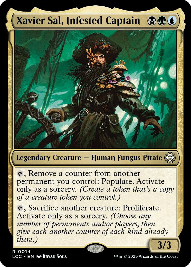 Xavier Sal Infested Captain (14) [LCC] - MTG Single