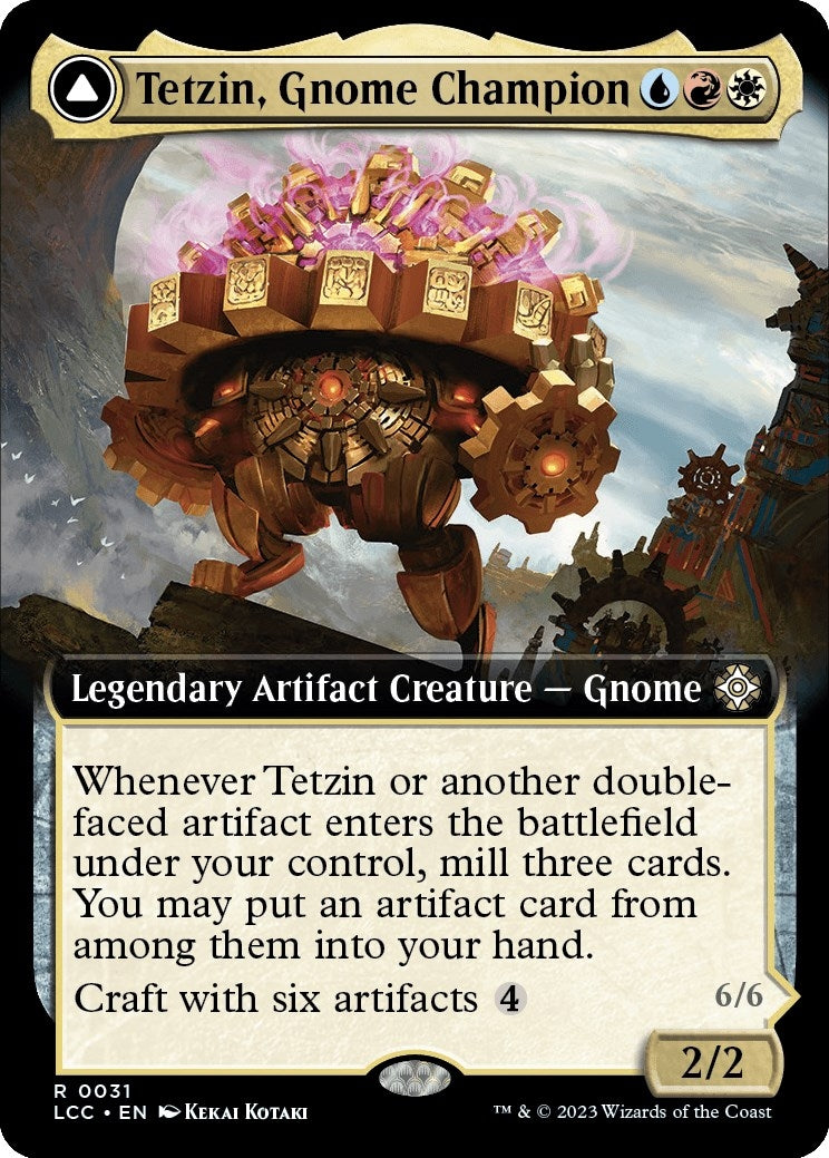 Tetzin Gnome Champion (Extended Art) (31) [LCC] - MTG Single
