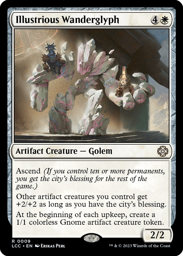 Illustrious Wanderglyph (9) [LCC] - MTG Single