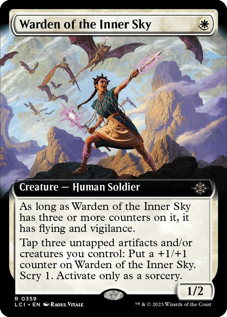 Warden of the Inner Sky (Extended Art) (359) [LCI] - MTG Single