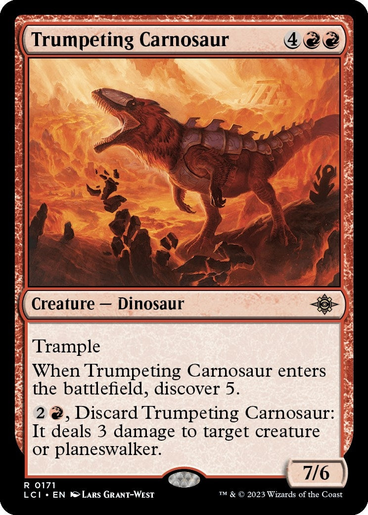 Trumpeting Carnosaur (171) [LCI] - MTG Single