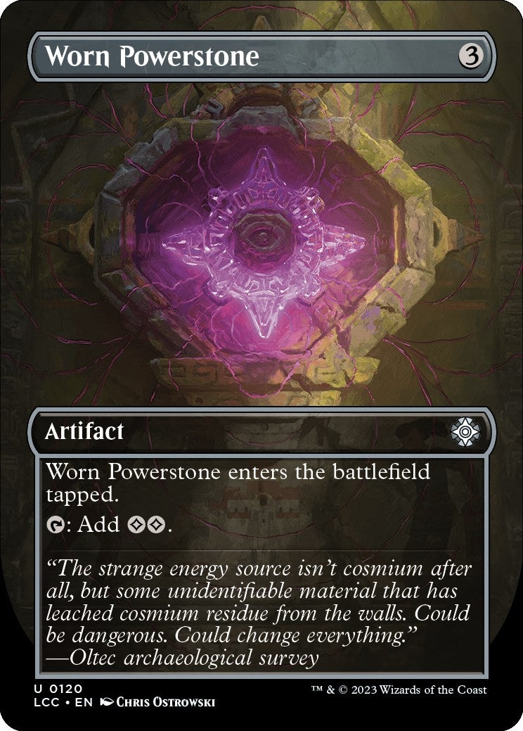 Worn Powerstone (Borderless) (120) [LCC] - MTG Single
