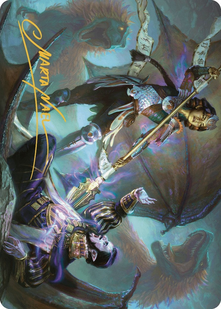 Huatli’s Final Strike Art Card (Gold-Stamped Signature) (28) [ASLCI] - MTG Single