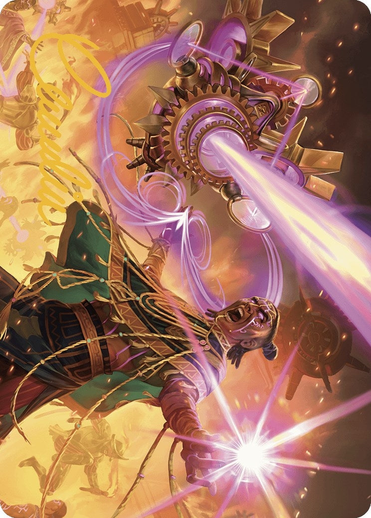 Cosmium Blast Art Card (Gold-Stamped Signature) (1) [ASLCI] - MTG Single