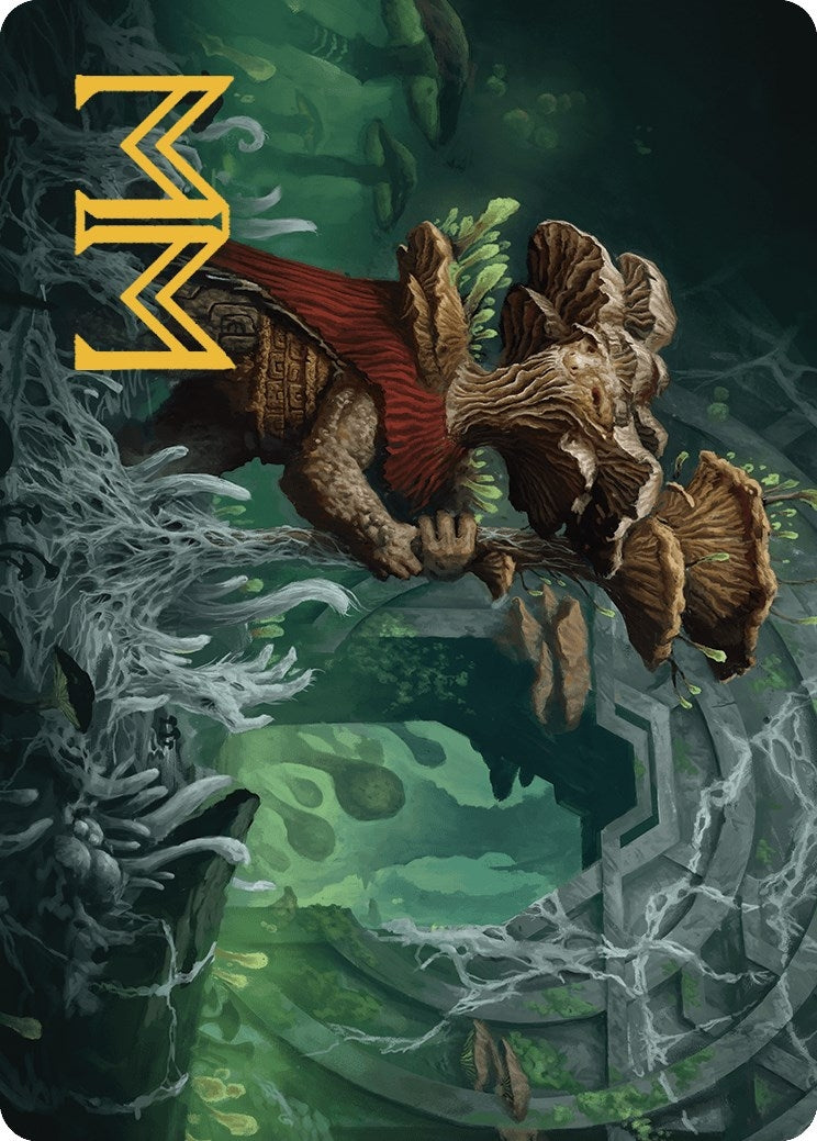 Tendril of the Mycotyrant Art Card (Gold-Stamped Signature) (31) [ASLCI] - MTG Single