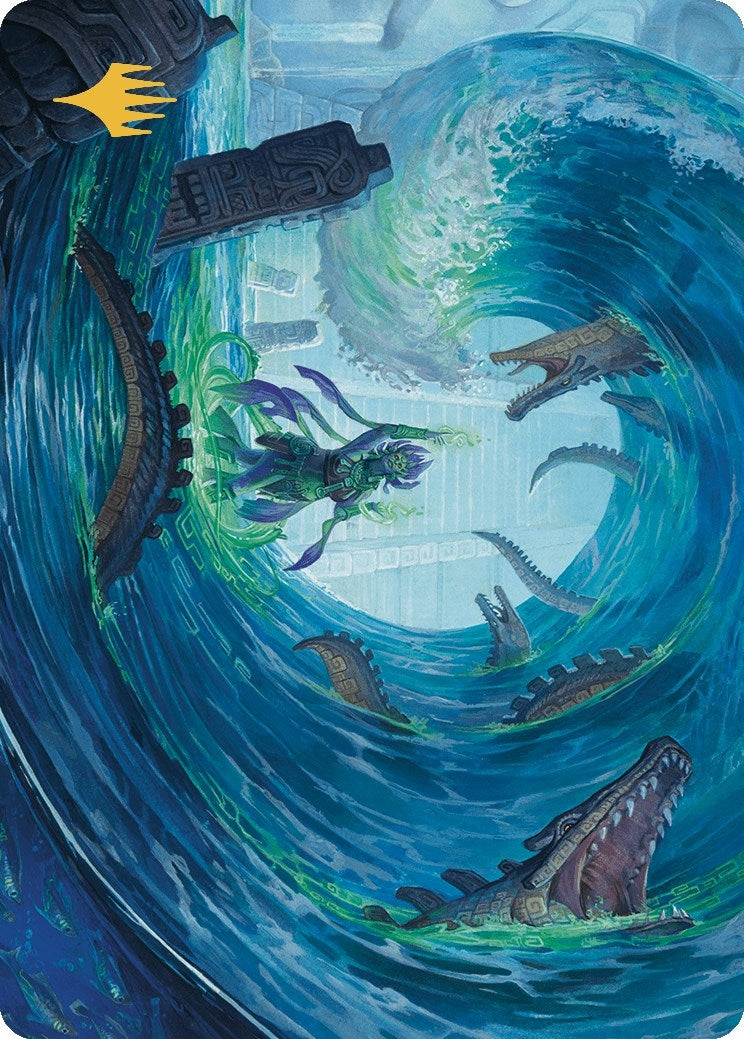 Wave Goodbye Art Card (Gold-Stamped Planeswalker Symbol) (76) [ASLCI] - MTG Single
