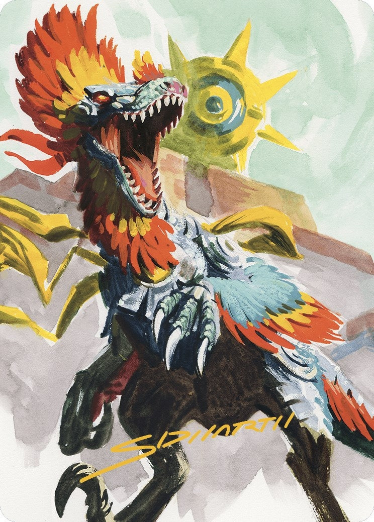Pantlaza Sun-Favored Art Card (Gold-Stamped Signature) (75) [ASLCI] - MTG Single
