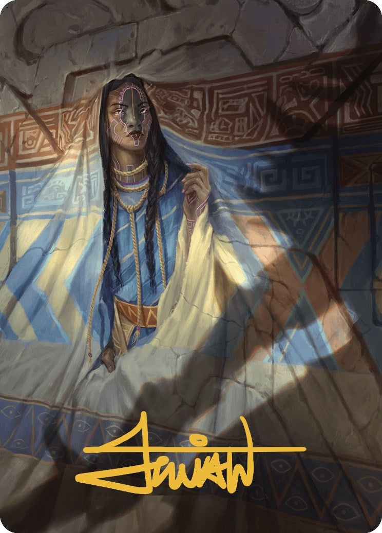 Whispersilk Cloak Art Card (Gold-Stamped Signature) (80) [ASLCI] - MTG Single