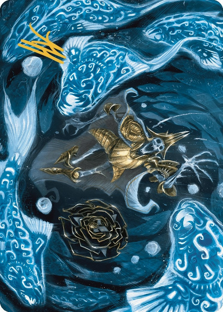 Eaten by Piranhas Art Card (Gold-Stamped Signature) (11) [ASLCI] - MTG Single