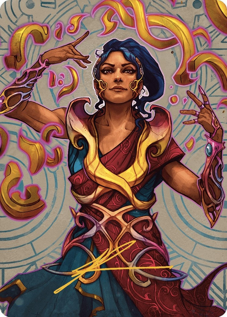 Saheeli the Sun’s Brilliance Art Card (Gold-Stamped Signature) (52) [ASLCI] - MTG Single