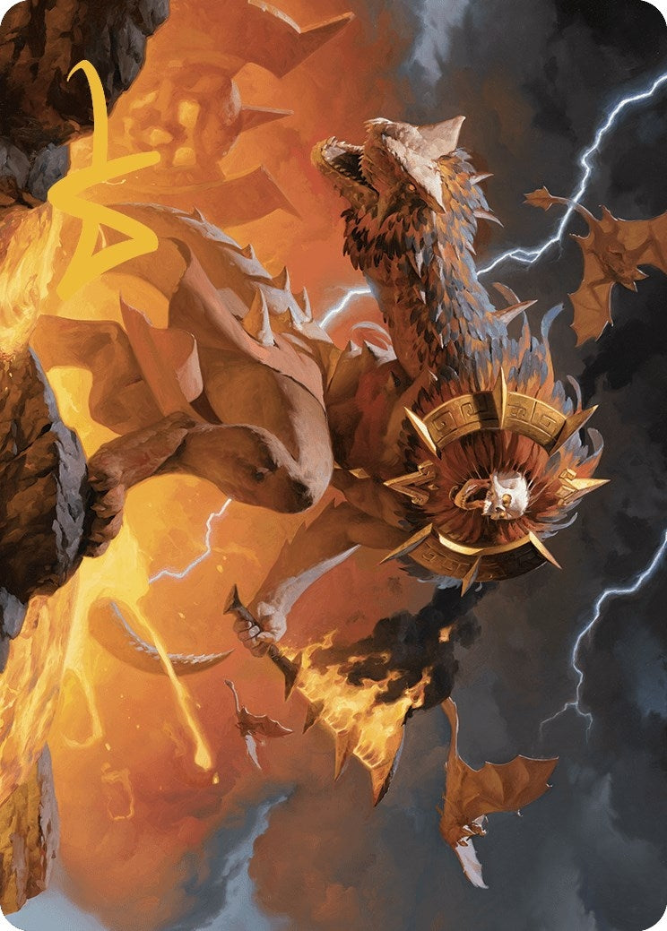 Ojer Axonil Deepest Might Art Card (Gold-Stamped Signature) (20) [ASLCI] - MTG Single