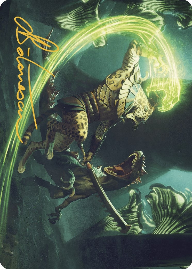 Contest of Claws Art Card (Gold-Stamped Signature) (72) [ASLCI] - MTG Single