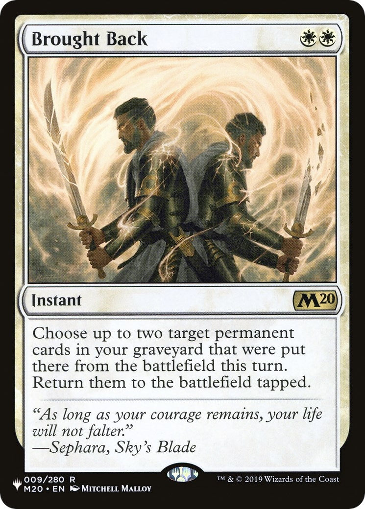 Brought Back (9) [LIST] - MTG Single