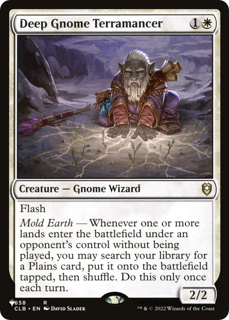 Deep Gnome Terramancer (658) [LIST] - MTG Single
