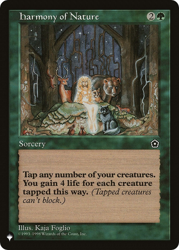 Harmony of Nature [LIST] - MTG Single