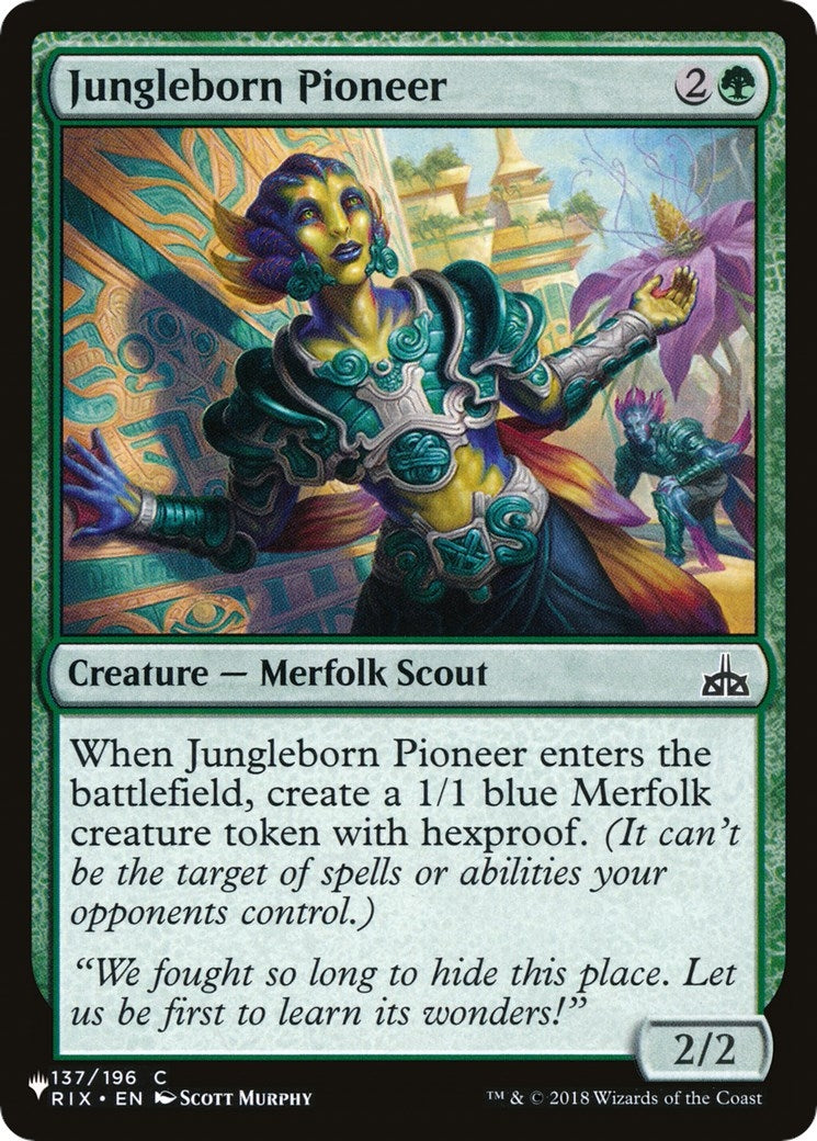 Jungleborn Pioneer (137) [LIST] - MTG Single