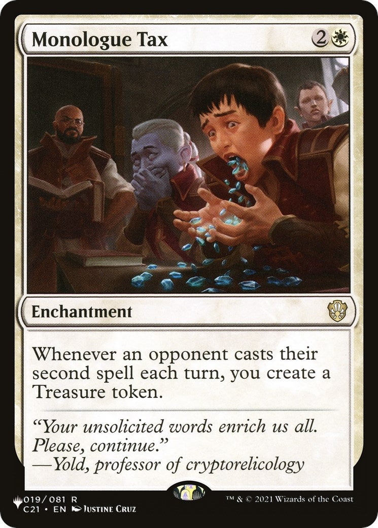 Monologue Tax (19) [LIST] - MTG Single
