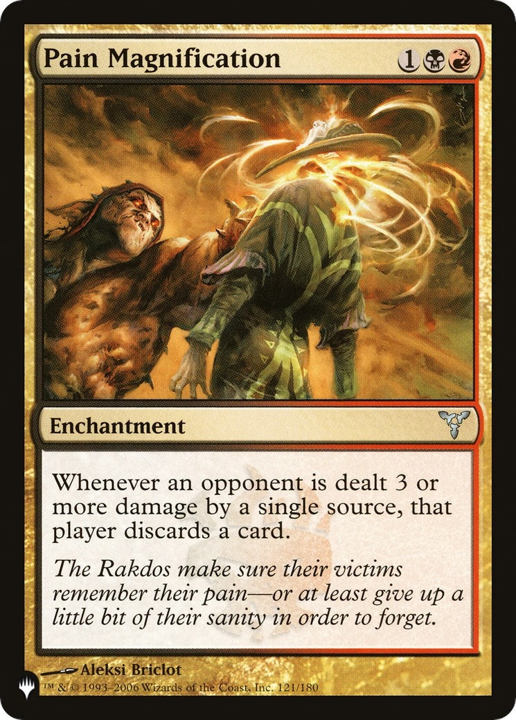 Pain Magnification (121) [LIST] - MTG Single