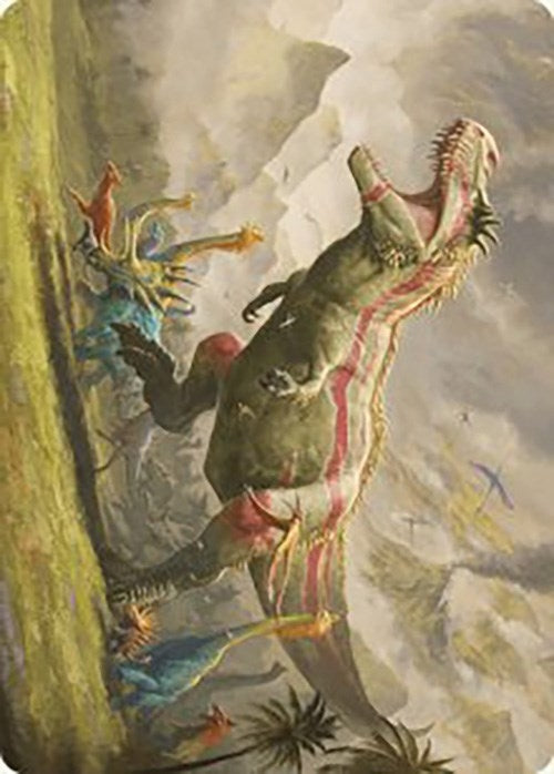 Ghalta Stampede Tyrant Art Card (24) [ASLCI] - MTG Single