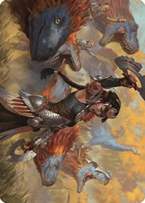 Huatli Poet of Unity Art Card (27) [ASLCI] - MTG Single