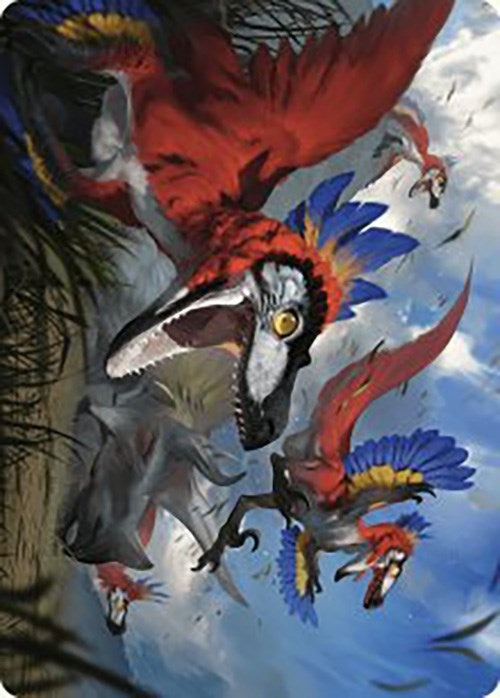 Wrathful Raptors Art Card (77) [ASLCI] - MTG Single