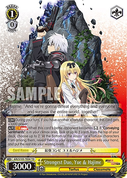 Strongest Duo Yue & Hajime (10304) - Weiss Schwarz Single