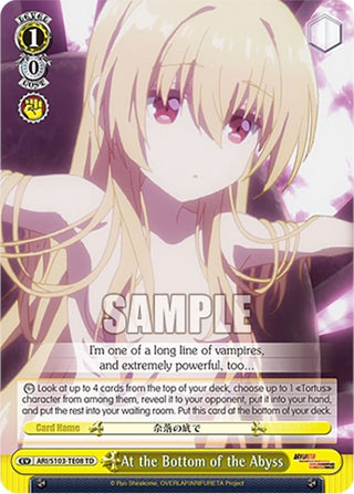 At the Bottom of the Abyss (10308) - Weiss Schwarz Single