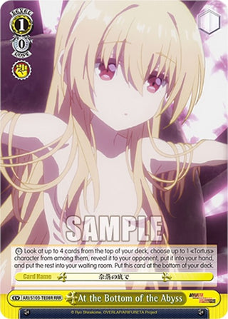 At the Bottom of the Abyss (RRR) (10308) - Weiss Schwarz Single